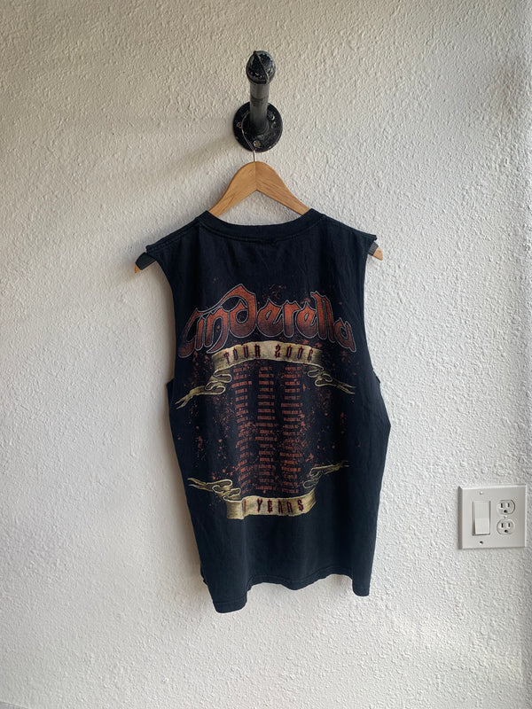 VTG 2006 Tour Cinderella Rock Band Wired Black T-Shirt Men's Medium