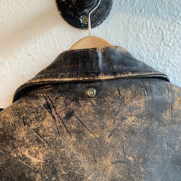 VTG 1950s/60s Donald S. Lavigne Leather Biker Jacket