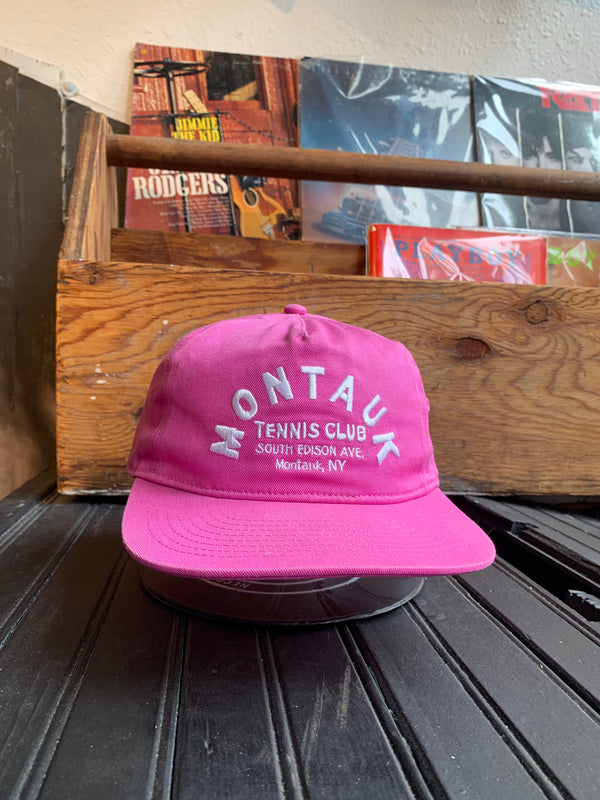 VTG Montauk Tennis Club Pink Hat #073