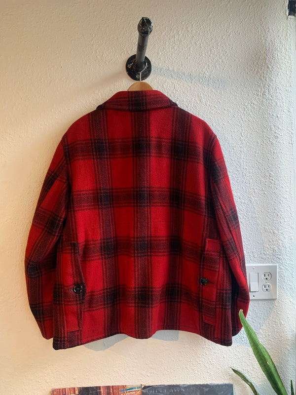VTG Sears Tartan Plaid Mackinaw Hunting Jacket - Grail