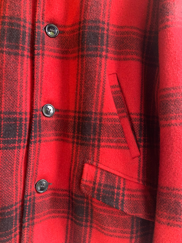 VTG Sears Tartan Plaid Mackinaw Hunting Jacket - Grail
