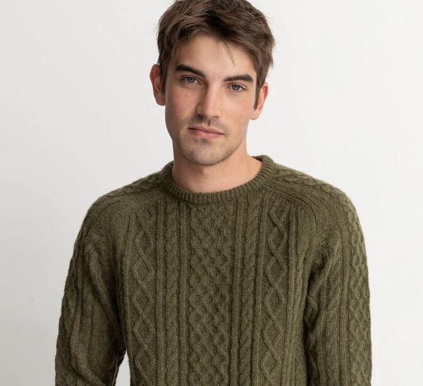 Mohair Fishermans Knit Sweater