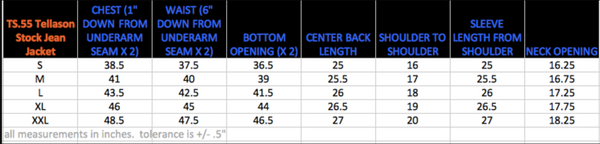 Tellason Stock Jean Jacket