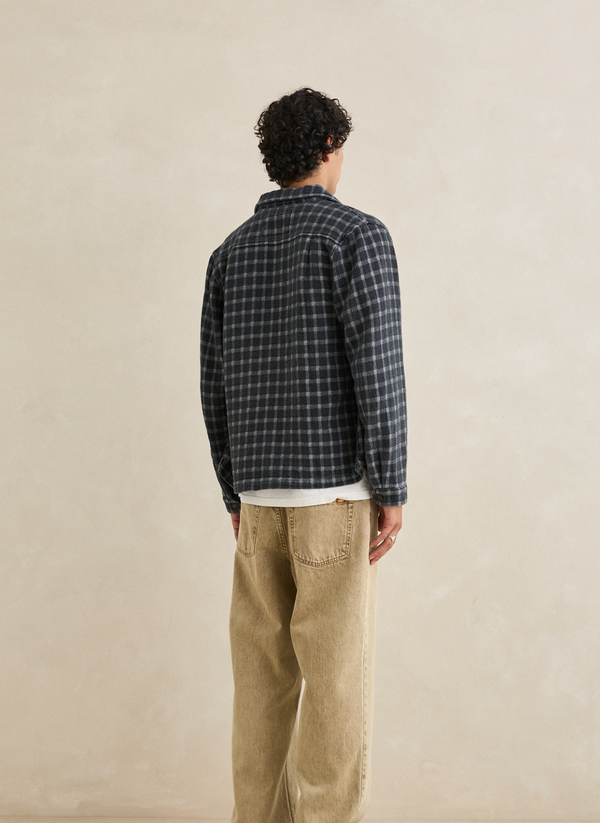 Jacquard Check LS Shirt