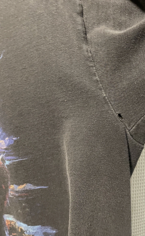 1990s Vintage Harley Lightning Native American Art Tee