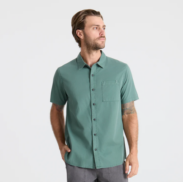 Made To Fade Short Sleeve Button Up Shirt