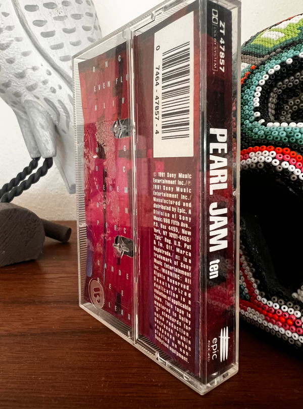 Pearl Jam - Ten 1991 Epic ZT 47857 - Original Cassette Vintage Grunge