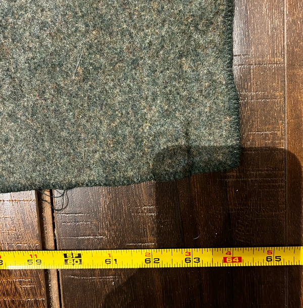 Vintage Pendleton Wool Camp Blanket — Forest Green