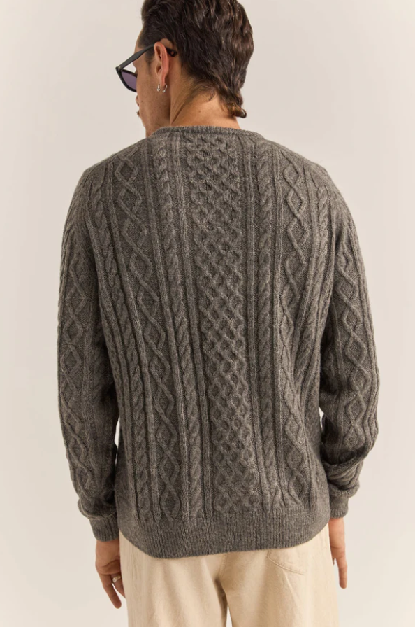 Mohair Fishermans Knit Sweater