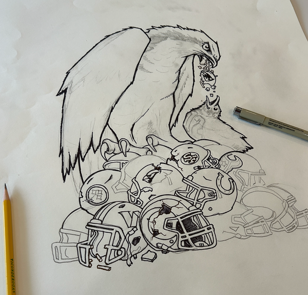 Seahawks - SB60 Darkside Tee - Limited Edition