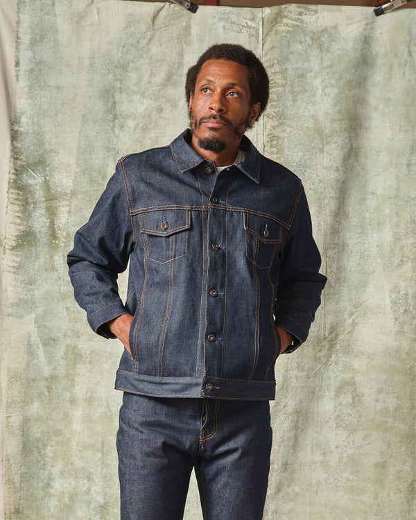 Jean Jacket Selvedge Denim 16.5 oz. with Blanket Lining