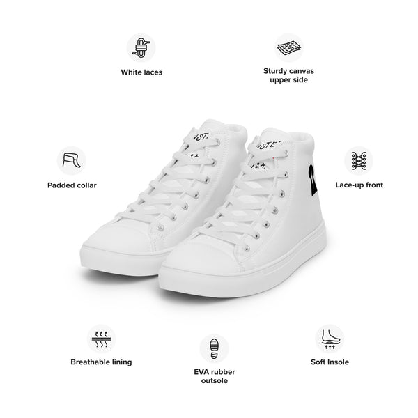 Mystery High Top Canvas Shoes - Men's