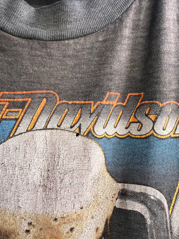 1988 3D Emblem Harley Davidson Cold Beer Sleeveless