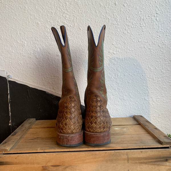 VTG Horse Power Men's Unbeweavable Western Boots - Broad Square Toe - 8.5 D Mens