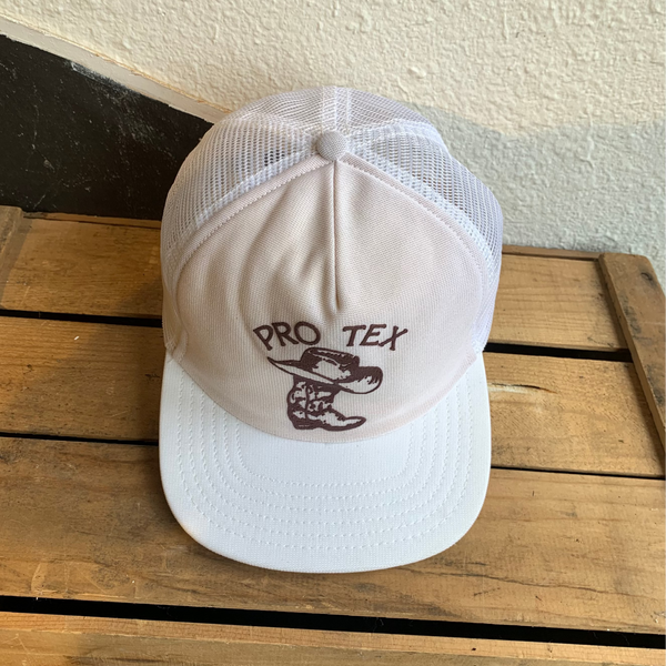 VTG 1980s Pro Tex White Hat - #027