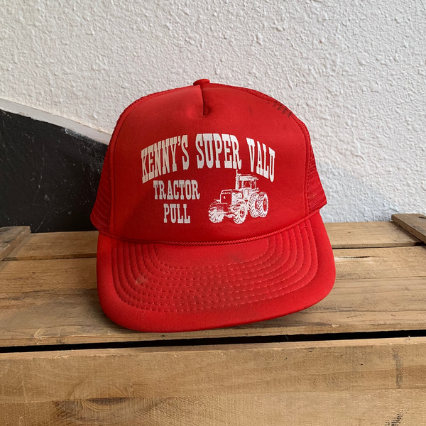 VTG Kenny's Super Valu Tractor Pull Hat - #034