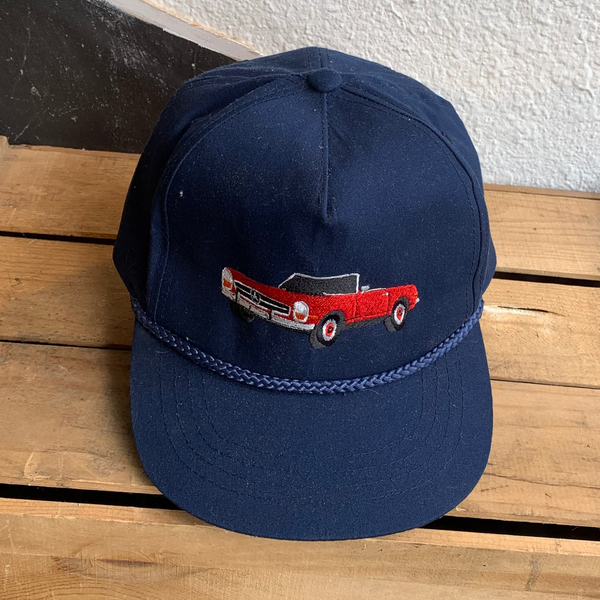 VTG Red Mercedes Car Hat