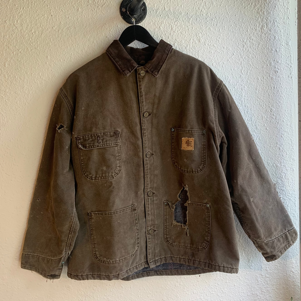 VTG 2000's Distressed Carhartt Chore Coat #057