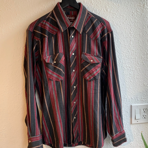 VTG - #066 Black and Red Striped Wrangler