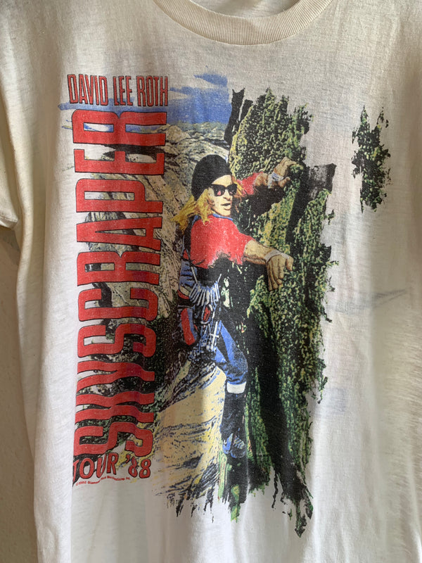 VTG David Lee Roth Skyscraper World Tour '88 Shirt #079