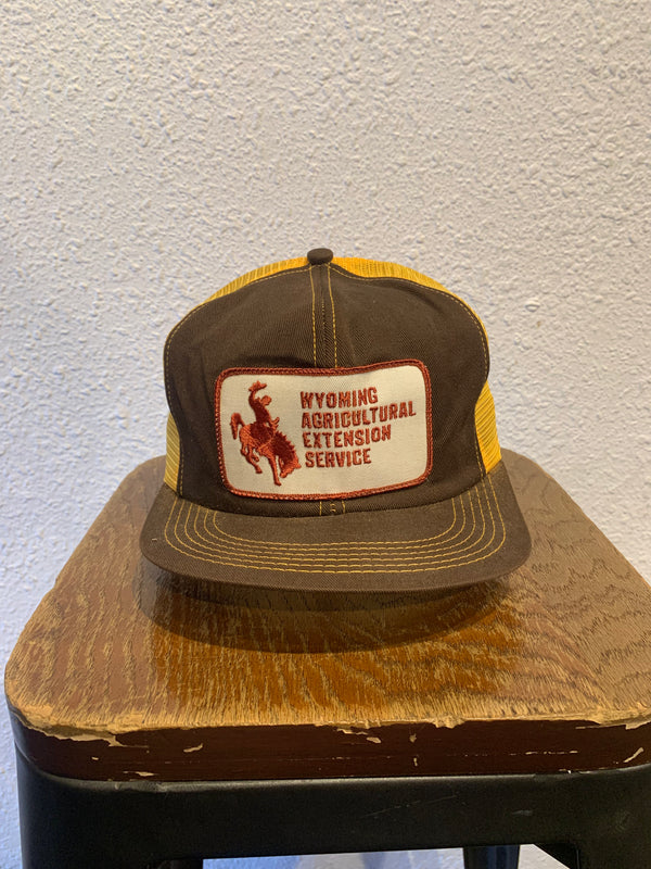 VTG Wyoming Agricultural Service Extension Trucker Hat #081