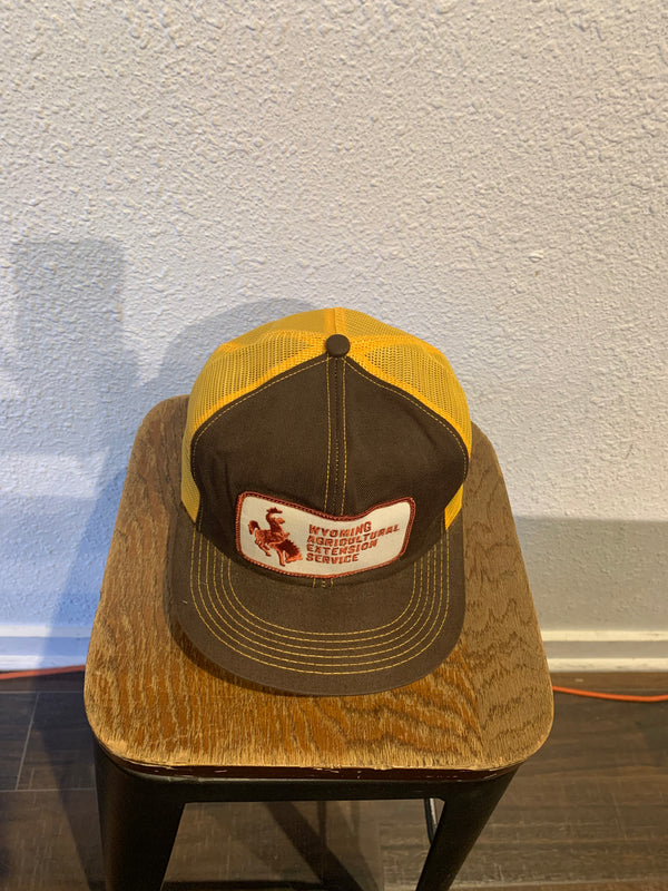 VTG Wyoming Agricultural Service Extension Trucker Hat #081