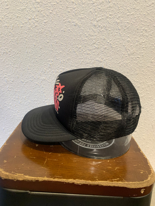 VTG Black and Pink Hawaii Trucker Hat #100