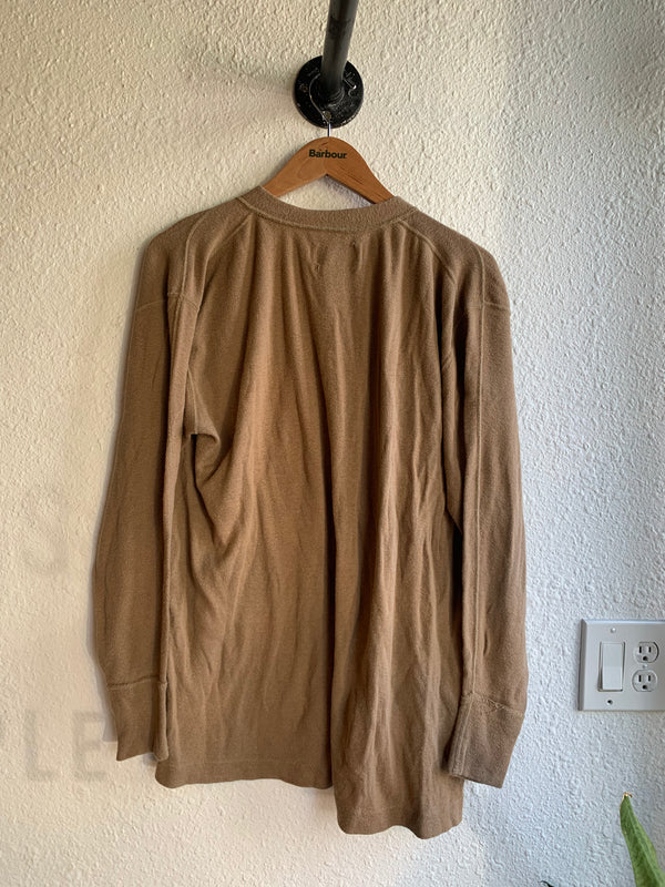 VTG Brown Cold Weather Undershirt Henley