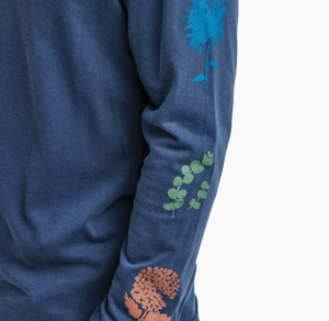 Roark Xerox Floral LS Tee - Black