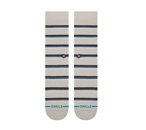 Multistripe Ribbed Crew