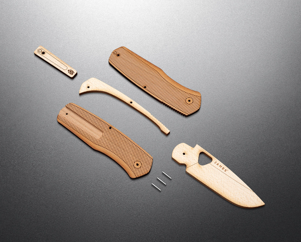 The Folsom Pro Wooden Knife Kit