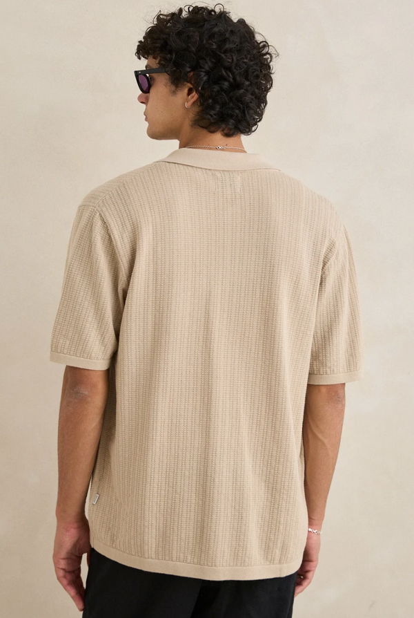 Textured Knit SS Shirt