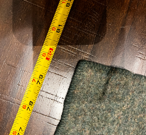 Vintage Pendleton Wool Camp Blanket — Forest Green