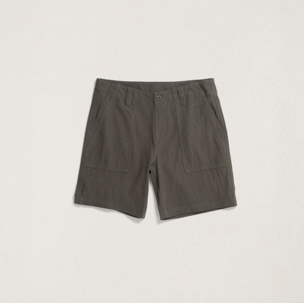 Worn Path Textured Linen Short