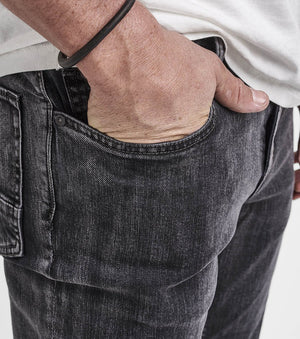 HWY 133 DENIM - WORN BLACK