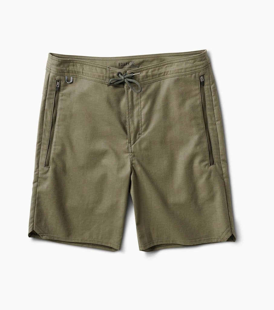 LAYOVER STRETCH TRAVEL SHORTS 19"