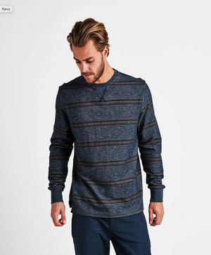 MALAM CREW PULLOVER SWEATSHIRT - Navy
