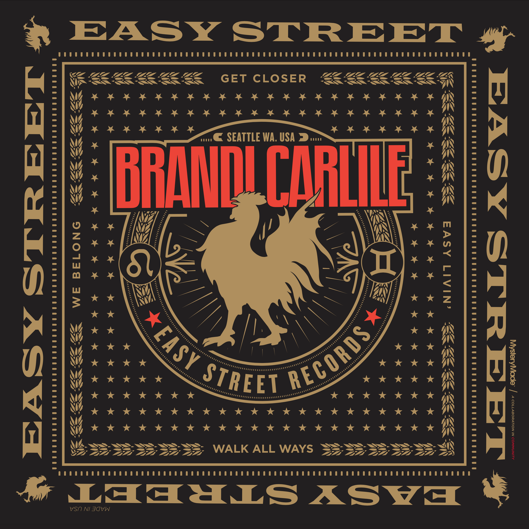 Brandi Carlile x Easy Street Bandana