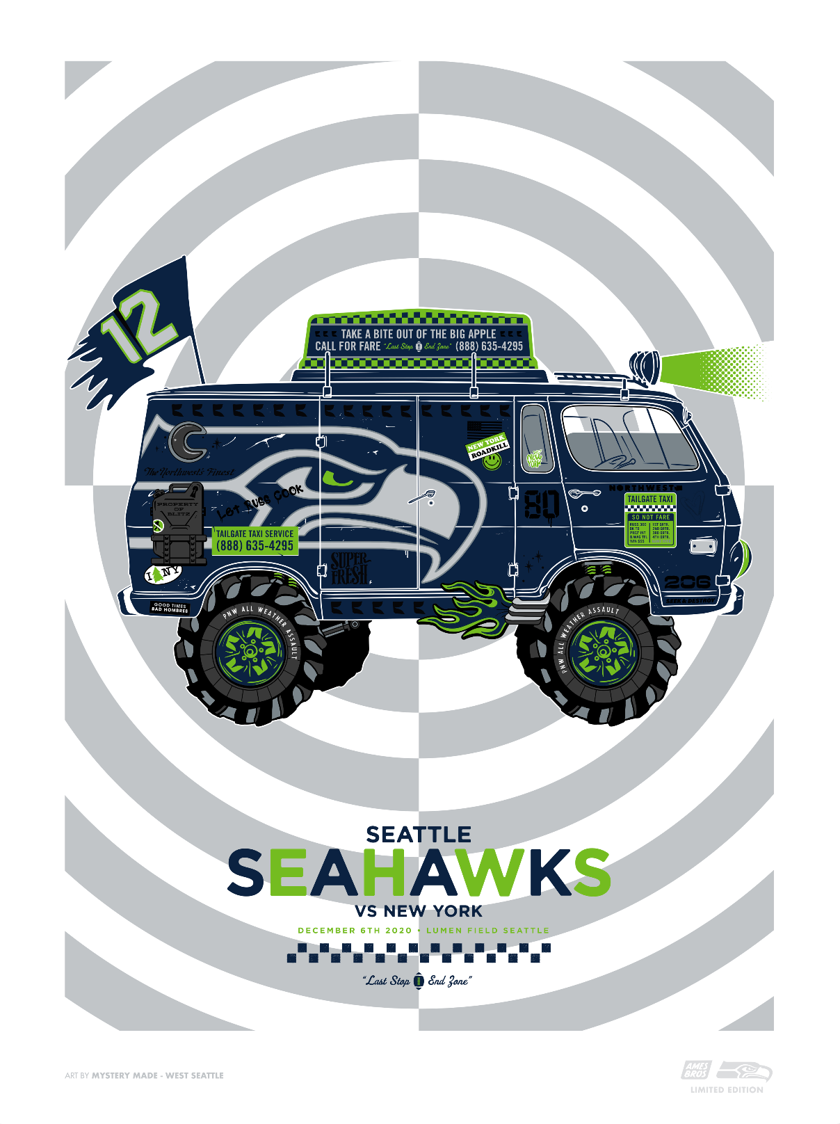 Seattle Seahawk® Gameday Posters - Mystery Made