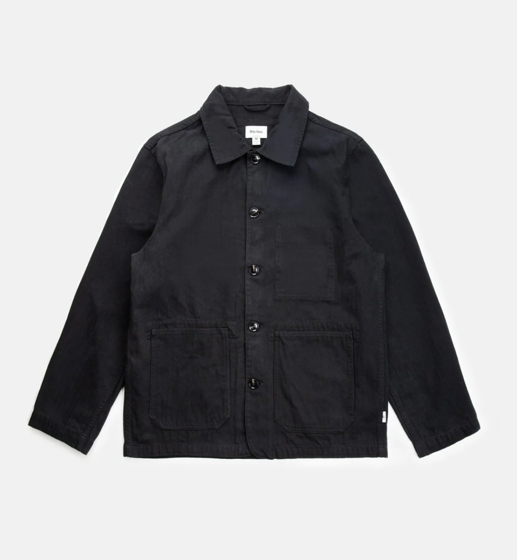 Classic Chore Coat Vintage Black Mystery Made