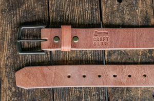 Craft & Lore Mountain Leather Belt - Russet