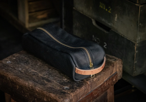 Leather Dopp Kit - Medium