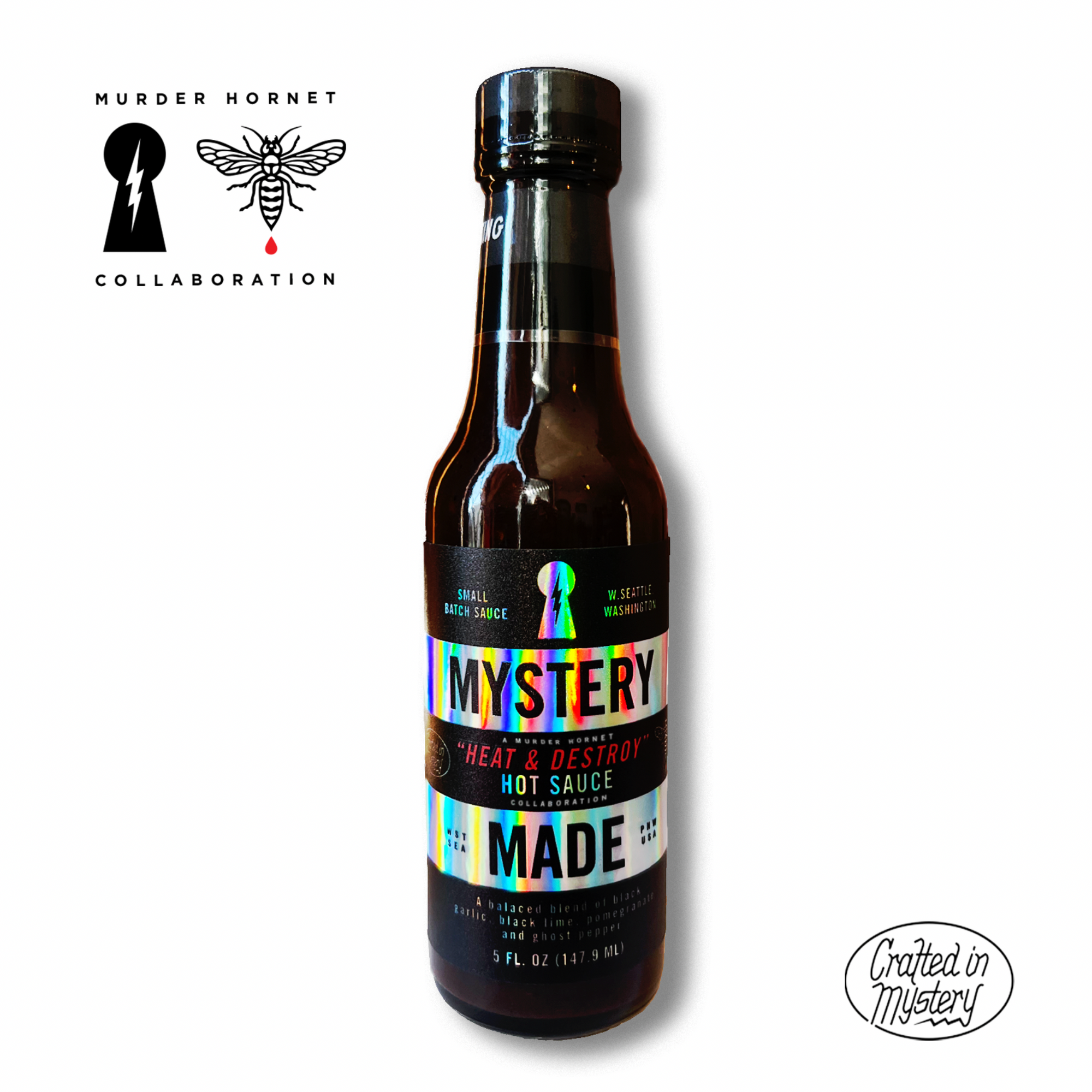 Heat & Destroy Hot Sauce - Mystery Made x Murder Hornet