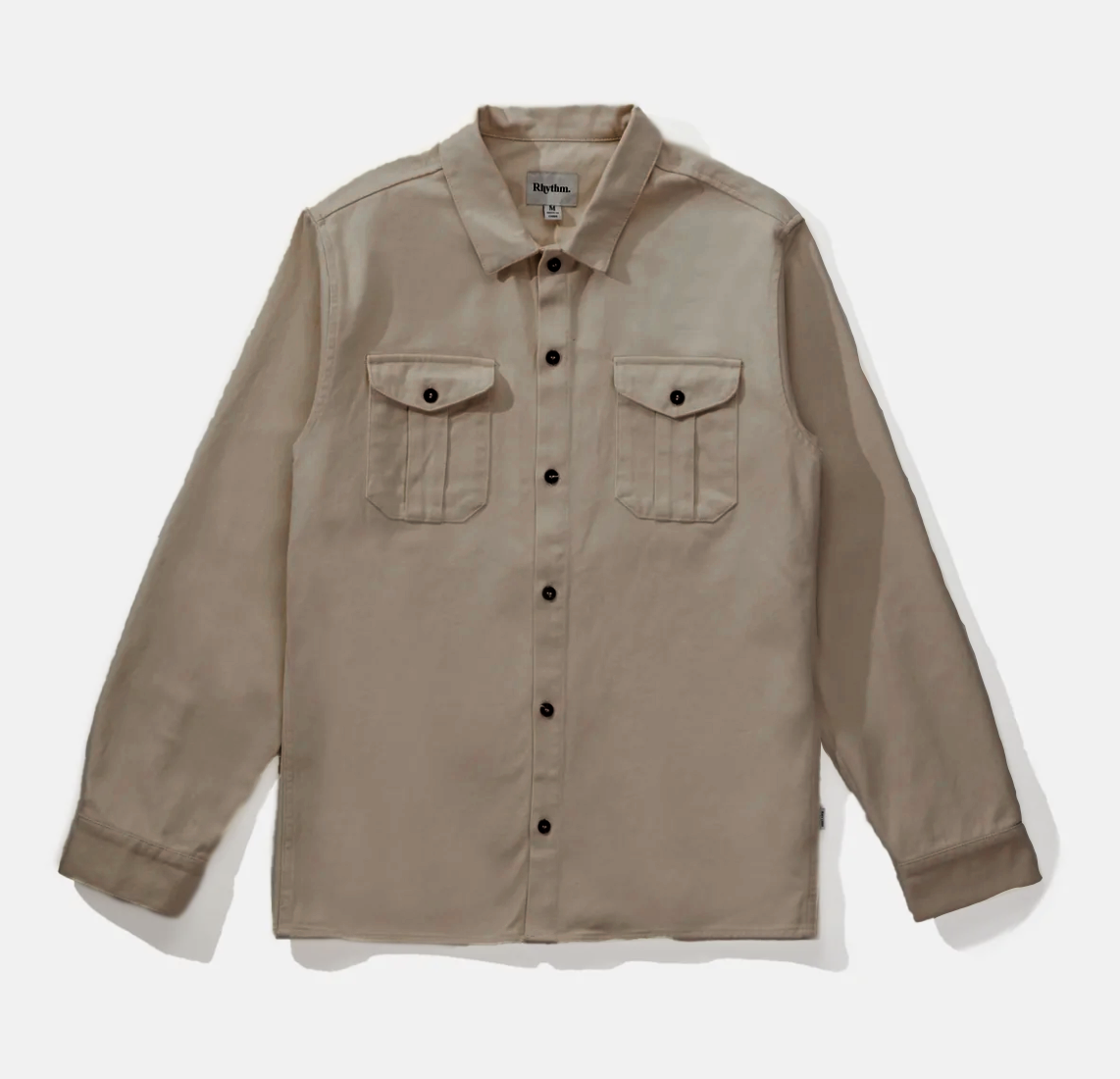 Rhythm Brushed Twill LS Shirt - Tan