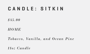 Fulton & Roark Sitkin Candle